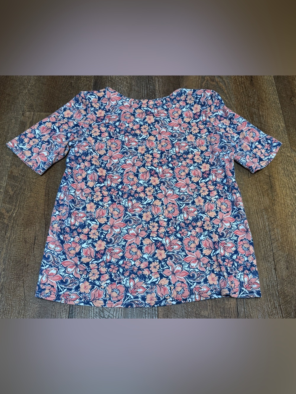 Blair Floral Short-Sleeve Top